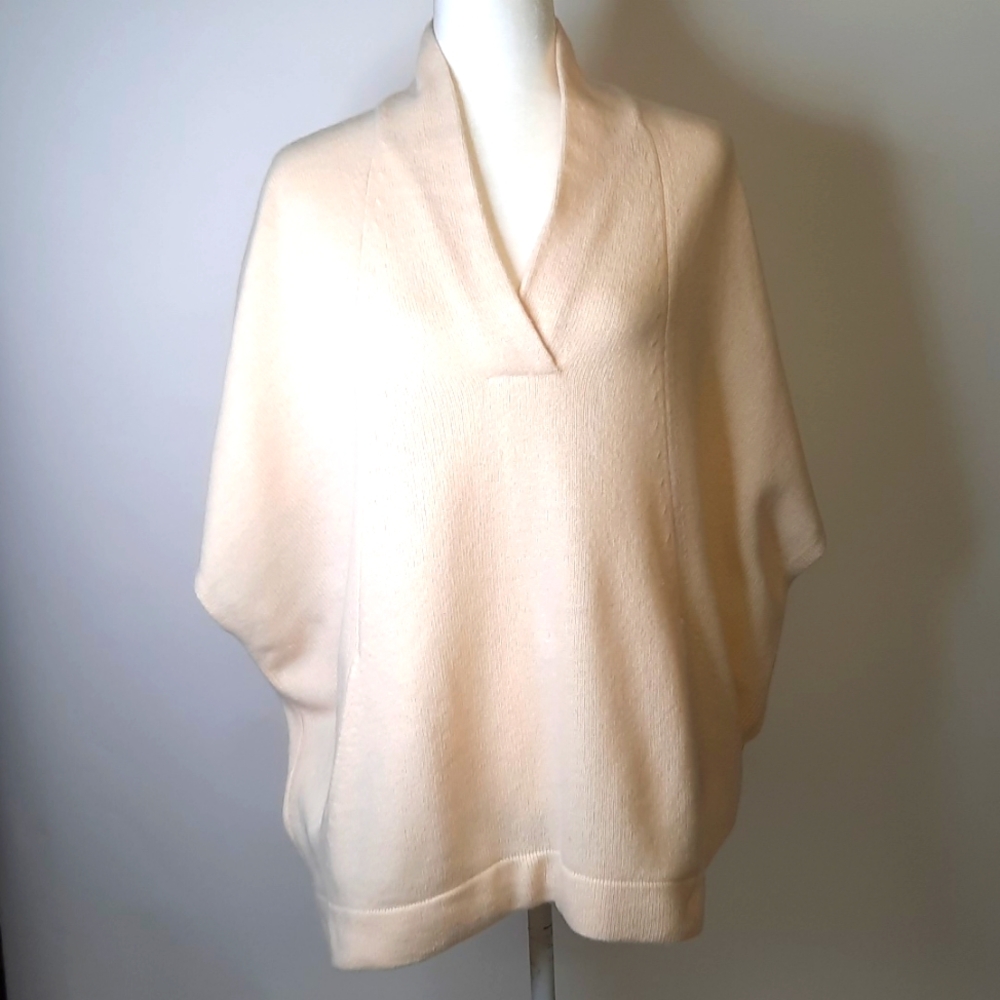J. Jill "Pure Jill" Wool Blend Poncho-style Sweater, Size Small/Medium